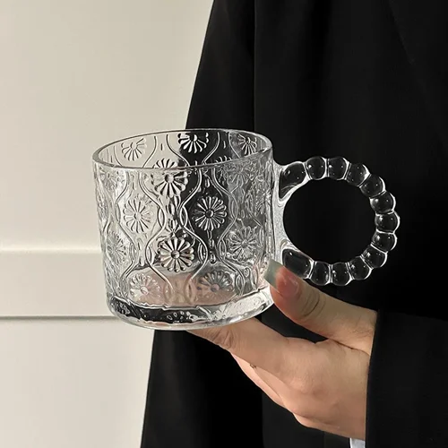 دسته مرواریدی طرح گل(۶عددی)